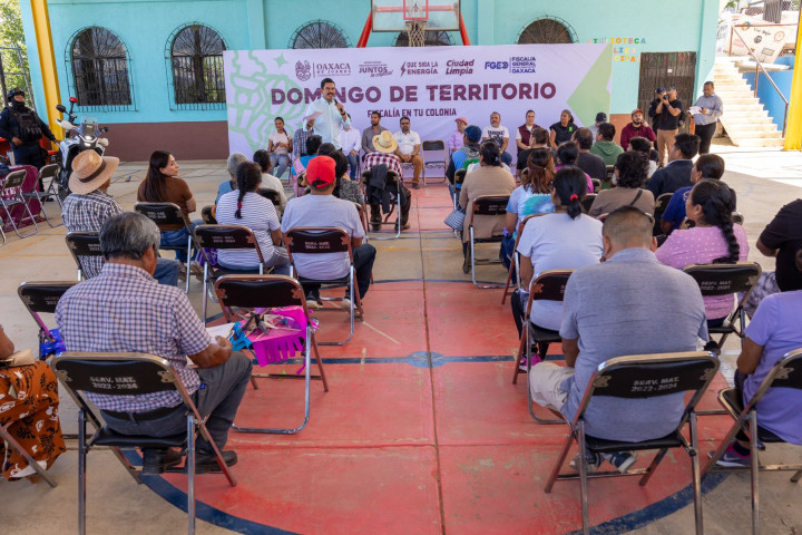 Domingo en Territorio llega a la Colonia Los Ángeles en Pueblo Nuevo