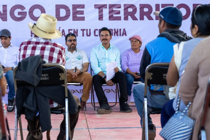 Domingo en Territorio llega a la Colonia Los Ángeles en Pueblo Nuevo