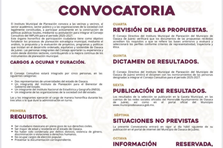 Oaxaca de Juárez impulsa la participación ciudadana en la planeación del desarrollo