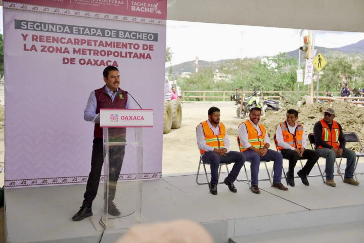 Inicia la segunda etapa del programa “Tache al Bache” en la Zona Metropolitana de Oaxaca