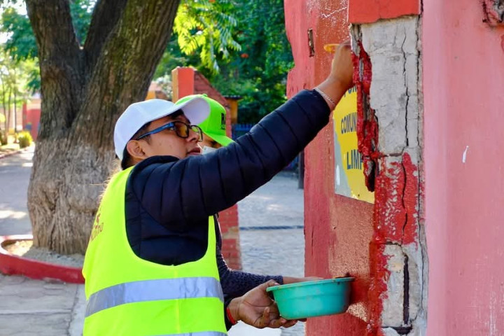 Por una ciudad limpia y segura, vecinas y vecinos renuevan el Parque DIF de la Colonia Miguel Alemán
