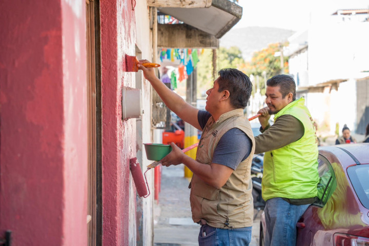Vecinas y vecinos de San Martín Mexicápam se suman al Tequio Vecinal para fortalecer su entorno