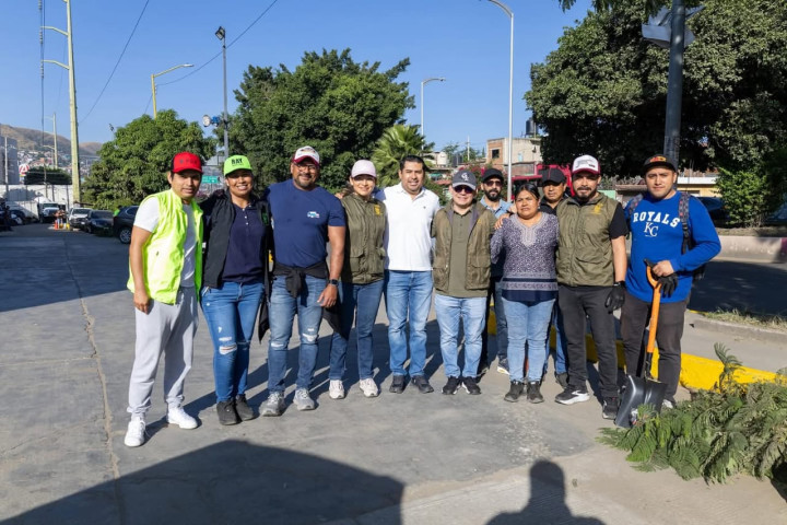 Vecinas y vecinos transforman la avenida Eduardo Mata con un Mega Tequio encabezado por Ray Chagoya
