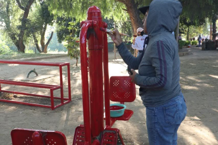 Megatequio de limpieza en las riberas del río Atoyac contribuye a una ciudad segura