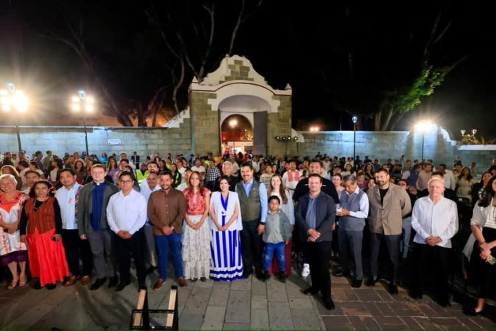 Oaxaca de Juárez brilla con la nueva iluminación de la Basílica de la Soledad