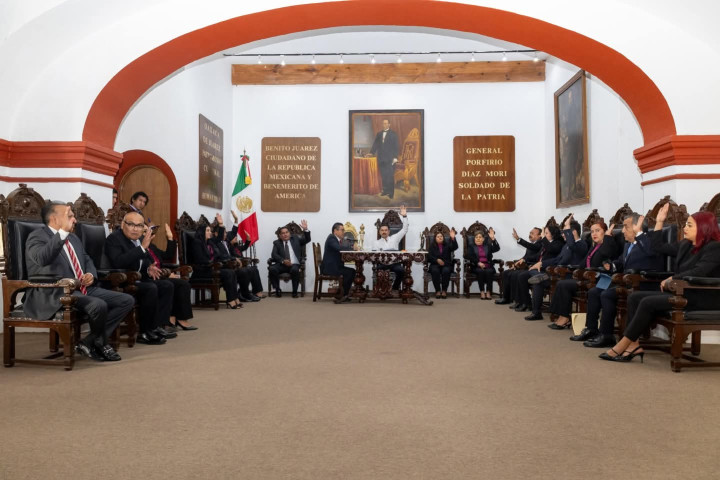 Cabildo de Oaxaca de Juárez aprueba Sesión Solemne para el Primer Informe de Gobierno