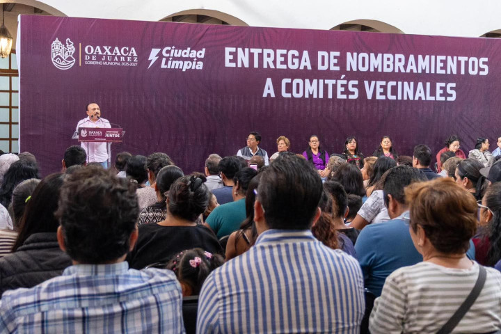 55 nuevos Comités Vecinales fortalecen la participación ciudadana en Oaxaca de Juárez
