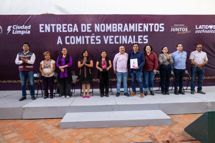 55 nuevos Comités Vecinales fortalecen la participación ciudadana en Oaxaca de Juárez