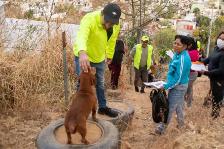 Encabeza Ray Chagoya Tequio Vecinal en la colonia Aurora para fortalecer la seguridad y la vida comunitaria